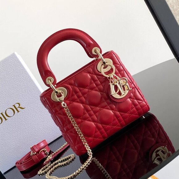 Dior Handbags - Dior red shoulder bag